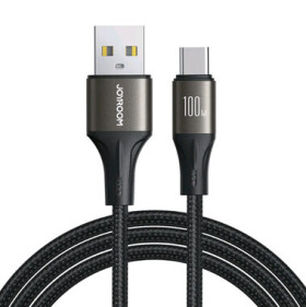 Joyroom SA25-AC6 Nabíjací kábel USB-A (M) - USB-C (M) 100W 1.2m čierna (SA25-AC6 1.2m Black)