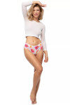 Dámska lícenka Brazilian Brasil Peony - JULIMEX Bílá XL