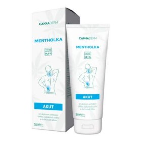 CANNADERM Mentholka akut chladivá masážna emulzia 125 ml