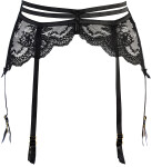 Dámsky podväzkový pás V-10712 Black - Axami M-38 černá