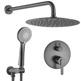REA - Podomietková sprchová sada Ontario Gun Grey + BOX REA-P5504