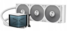 JetWorld TRYX PANORAMA 360 AiO Wasserkühlung, 3D-AMOLED-Display - 360mm, weiß