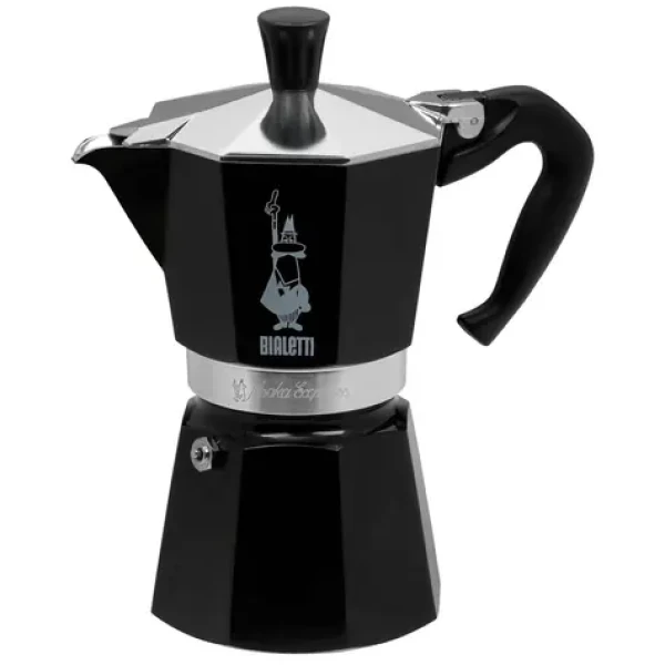 Bialetti Moka Express moka kanvička na 6 šálok 300 ml čierna / dopredaj (8006363018418)