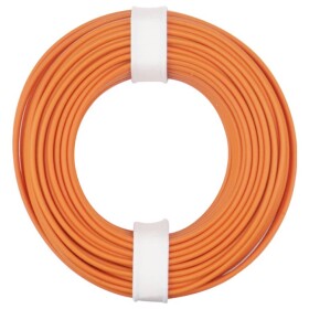 Donau Elektronik 175-017 opletenie / lanko LiY 1 x 0.75 mm² + 1 x 0.75 mm² oranžová 1 ks; 175-017