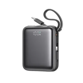 Joyroom JR-PBF27 čierna / Powerbanka / 10000mAh / 22.5W / 1x USB-C / 1x Lightning + 1 USB-C kábel (6956116745127)