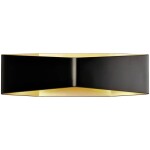 SLV 151740 LED nástenné svetlo 22 W čierna, mosadz; 151740