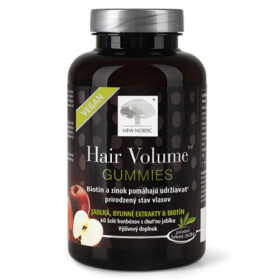 NEW NORDIC Hair volume gummies vegan želé 60 ks