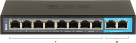 BCS SWITCH POE BCS-B-SP08G02G 8-PORTOWY BASIC