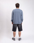 Carhartt WIP Caspian Sweat Shady Blue Heather garment dyed L