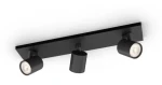 Philips Runner Bar čierna / Stropné bodové svietidlo / 3x20W / 230V (929003204901)