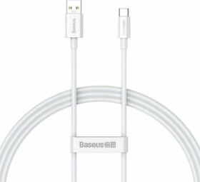 Baseus CAYS000902 Kábel USB-A (M) - USB-C (M) 1 m biela / 65W (CAYS000902)