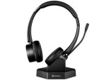 Sandberg Bluetooth Office Headset Pro+ / bezdrôtový headset / Bluetooth 5.0 / nabíjacia základňa / čierna (126-18)