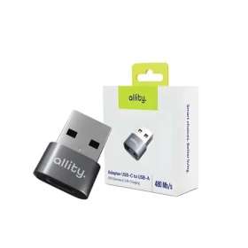 Allity ABA-101 sivá / Adaptér / USB-C - USB-A / OTG / 480 Mb/s (GSM195364)