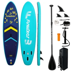 FunWater Nafukovací Paddleboard SUPFW71A 335cm tmavo modrá / príslušenstvo (SUPFW71A)