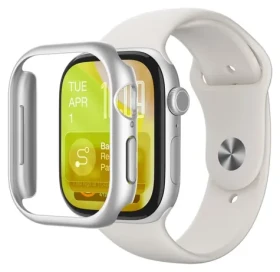 AmazingThing Minimal kryt pre Apple Watch Series 11 46 mm strieborná / Kryt / Apple Watch Series 11 46 mm