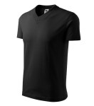Tričko s výstrihom do V unisex čierne M