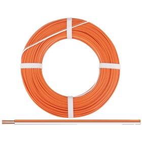 Donau Elektronik 250-57-25 opletenie / lanko 2 x 0.50 mm² bielooranžový 25 m; 250-57-25