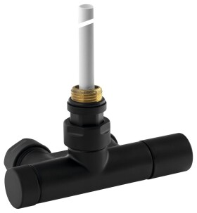 SAPHO - MONO ONE pripojovacia sada ventilov jednobodová, 50, čierna matná CP2052BS