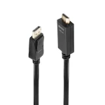 Lindy Adaptérový kábel DisplayPort - HDMI čierna / Adaptér / 3 m / 4K 30Hz / pasívne DP (36923)
