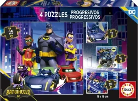 Educa Puzzle Batwheels 4v1