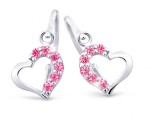 Cutie Jewellery Nežné detské náušnice bieleho zlata C2757-10-X-2