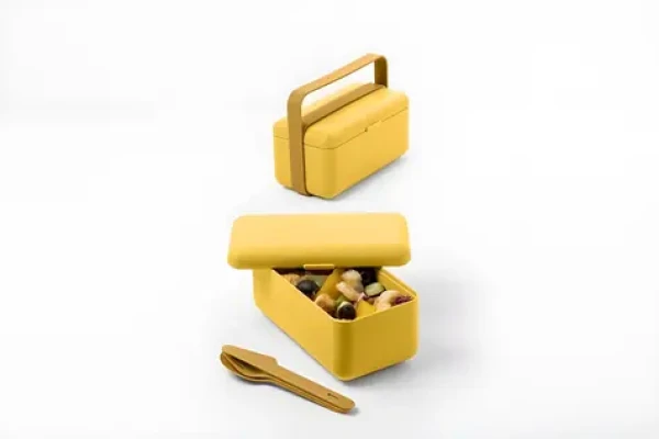 BlimPlus Bauletto S medium desert / Box na jedlo / Vzduchotesný / S príborom (LU001-000001-316)