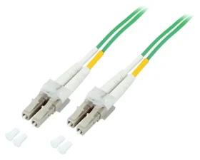 EFB LC-LC OM5 zelený / Optický patchkábel / Duplex / 50/125 µm MM / LSZH / 3 m (O0319.3OM5)