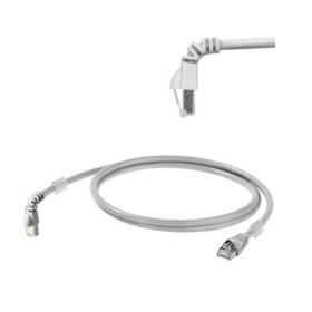 Weidmüller 1233160005 RJ45 sieťové káble, prepojovacie káble CAT 6A S/FTP 0.50 m sivá UL certifikácia 1 ks; 1233160005