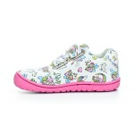 Lurchi Noah Leather White/Rosa barefoot topánky 22 EUR