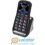 Aligator A321 Senior čierno-šedá / CZ / 1.8 / Dual-SIM / microSD (A321GB)