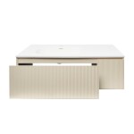 Kúpeľňová skrinka s umývadlom Naturel Austen 120x35x52 cm beige mat Naturel Austen120BG AUSTEN120BG