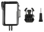 Puluz PU883B čierna / Držiak / DJI OSMO Action 5 Pro, 4, 3 / Cold shoe / Otvorený ochranný rám (PU883B)
