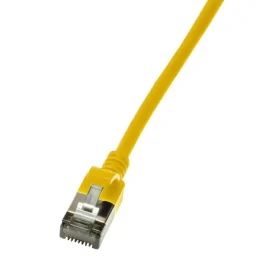 LogiLink Slim CAT6 žltá / Patch kábel / U/FTP / RJ-45 / 1 m (CQ9037S)