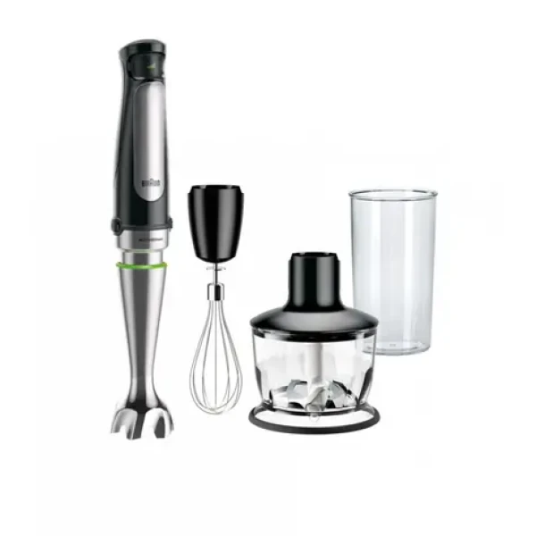 Braun MultiQuick 7 MQ 7035X / tyčový mixér / 1000W / 600ml mixovacia nádoba / sekacia nádoba 500ml / šľahací nástavec (MQ 7035-BR)