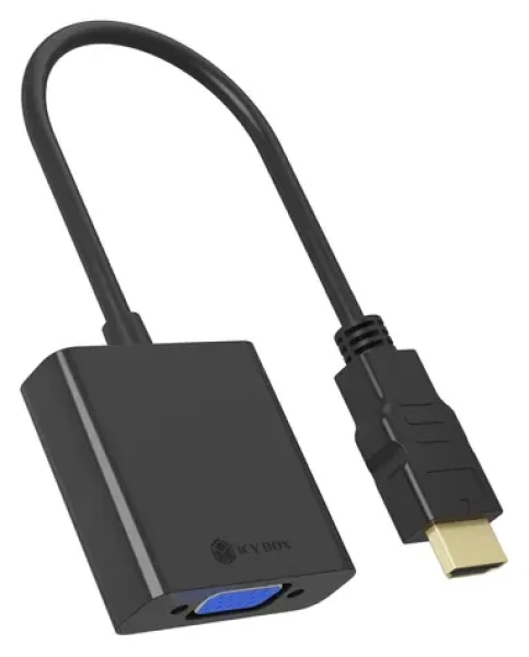 ICY BOX IB-AC502a / Adaptér / HDMI - VGA / Max. 1920 x 1200 px / 60 Hz (61119)