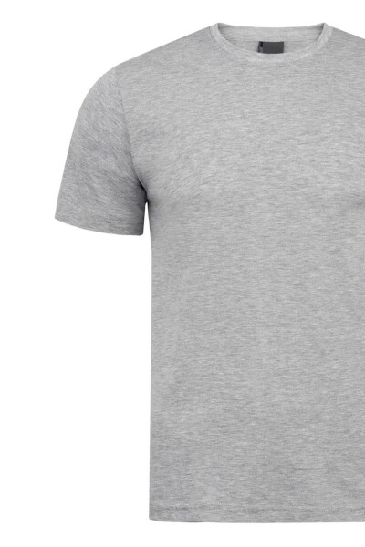 Pánske tričko ALEKSANDER 5XL-6XL melanžový grafit 5XL