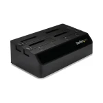 StarTech USB 3.0 4-Bay dok pre HDD a SSD / Dokovacia stanica / 2,5 "a 3,5" SATA / USB 3.0 / čierna (SDOCK4U33)