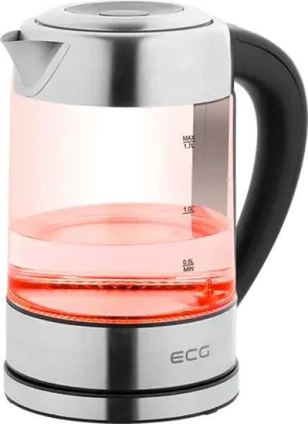 ECG RK 1777 Colore / rýchlovarná kanvica / 2200W / 1.7 L / LED podsvietenie / sklo (341112544958)