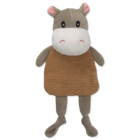 HAVE A PET Hračka pre psov Rusty býk hnedá / Plyšová so šušťaním a pískatkom / 29,5 cm (854-343572)