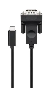 MicroConnect kábel USB C (M) - VGA (M) 1.8m čierna / 1920x1080 @ 60Hz (USB3.1CVGA1.8)