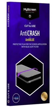 MyScreen antiCRASH antiBLUE / Ochranná fólia / pre telefóny do 7" / 10 ks v balení (M CU FOL 6.5 AC ANTI BLUE DRY 4.0)