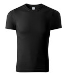 Maľované tričko unisex čierne XL