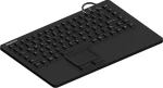Keysonic KSK-5230 IN čierna / Priemyselná klávesnica / Touchpad / IP68 / USB / UK layout (28085)