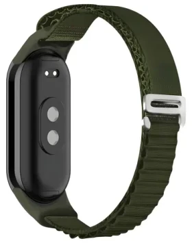 Beline Alpine zelená / Remienok pre XIAOMI Mi Band 10/9/8 / nylon