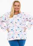 Cornette 392/451 Amelia long/r 3XL-5XL dámske pyžamo Růžová 4XL
