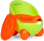 ECOTOYS Detský nočník zelený / Nočník / vyberateľná vložka / protišmykové nôžky (PP112 GREEN)