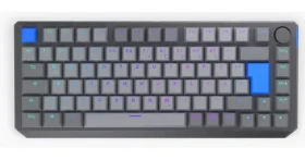 Endorfy Thock V2 75% Wireless DE šedá / Herná klávesnica / Bezdrôtová / Endorfy Yellow / USBBT2.4GHz / DE layout (EY5D037)