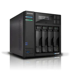 Asustor Lockerstor AS6704T V2 / NAS server / 4X Bay / 4GB DDR4 / 2x 2.5GbE / USB 3.2 (90IX01N4-BW3S00)