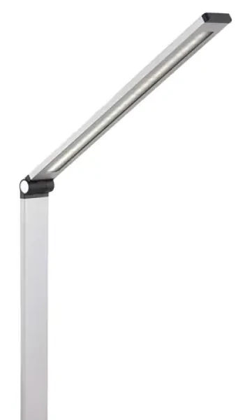 Platinet PDL888S strieborná / LED lampička / 10 W / 500 lm / 3000-6000 K / dotykové ovládanie / Qi nabíjanie (PLADLL888AG)
