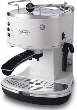 DeLonghi ECO 311.W Icona biela / Pákový kávovar / 1100 W / 1.4 l / 15 bar / penič mlieka / automatické vypnutie (ECO 311.W)